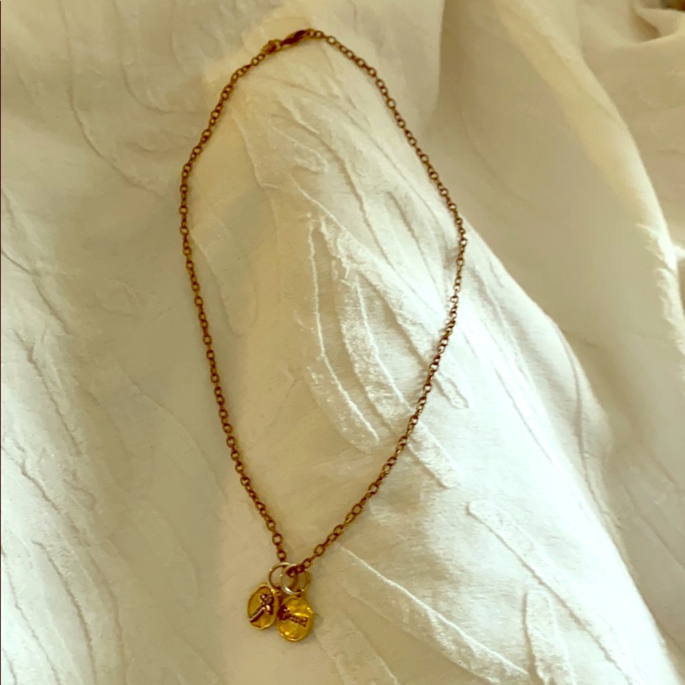 Waxing poetic brass chain.. charms not included..